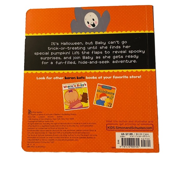 Where Is Baby’s Pumpkin picture book. - Picture 2 of 2